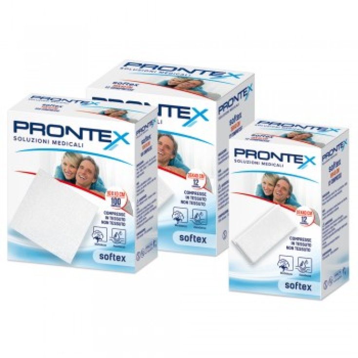 Seguridad Prontex Softex Comprimidos Esteriles 10x10cm 12 Piezas