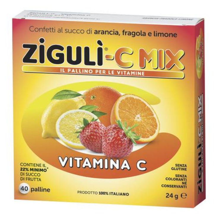 Falqui Ziguli-C Mix Vitaminas 40 Bolas 24g
