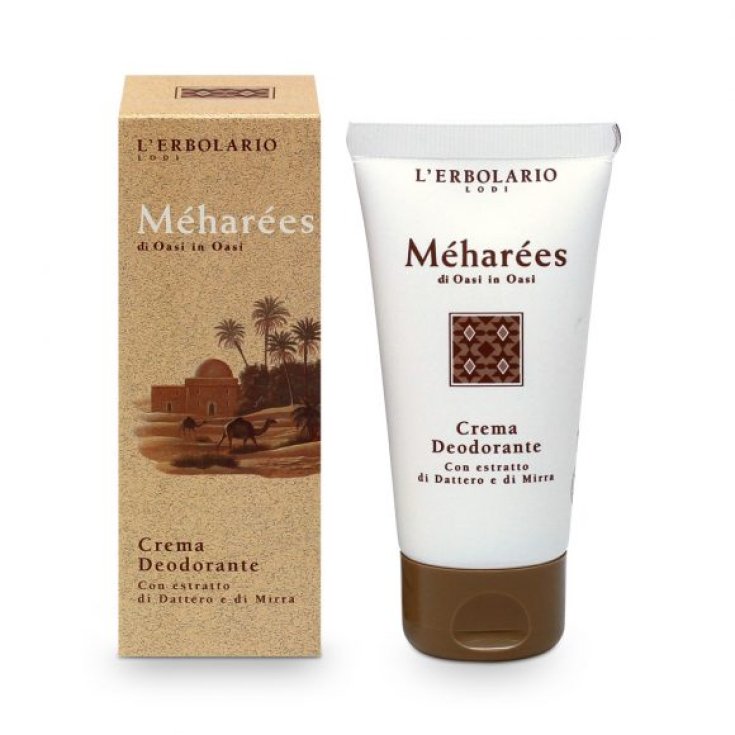 L'Erbolario Méharées Desodorante Crema Con Extracto De Dátil Y Mirra 50ml
