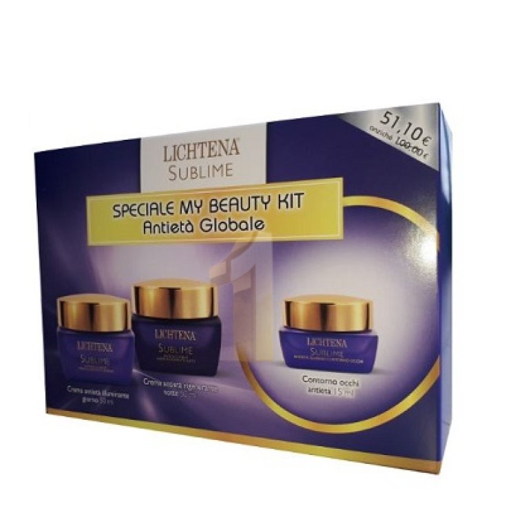 Lichtena Sublime Kit Crema de Día Antiedad 50ml + Crema de Noche 50ml + Crema de Ojos 15ml