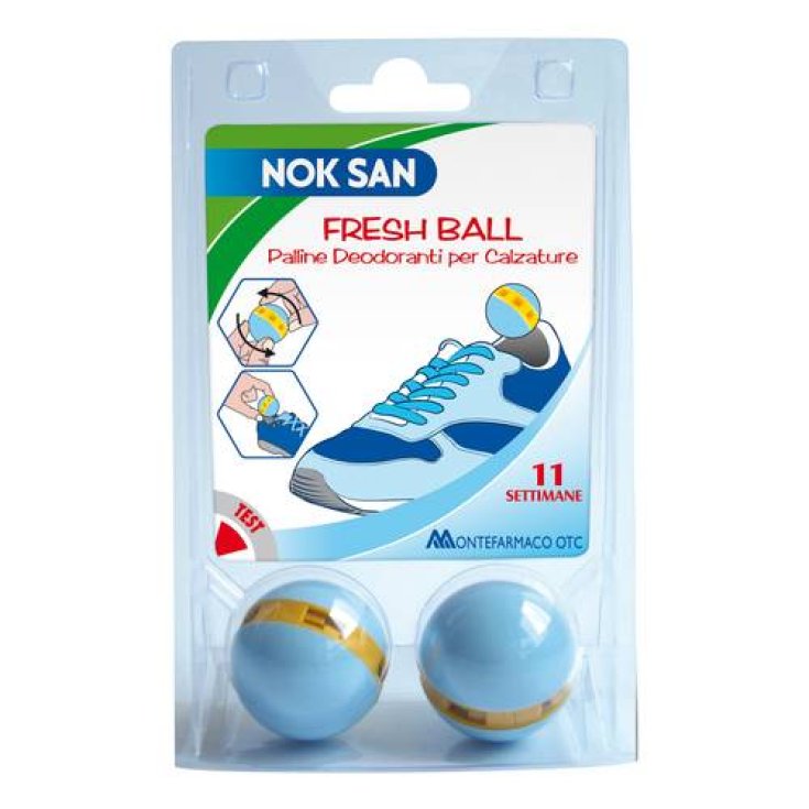 Nok San Fresh Ball Balls Desodorante para Zapatos 2 Balls