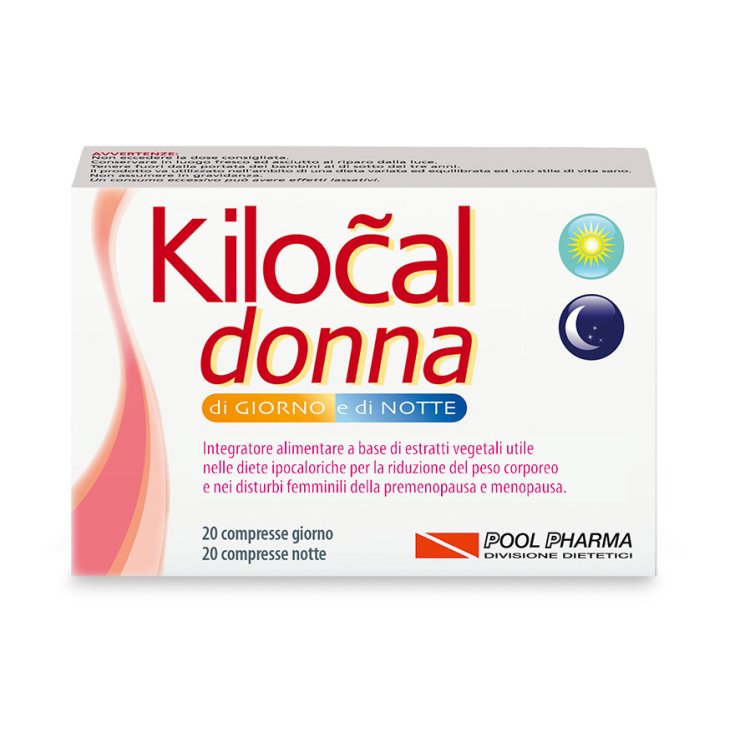 Pool Pharma Kilocal Woman Complemento Alimenticio Dia Y Noche 40 Comprimidos