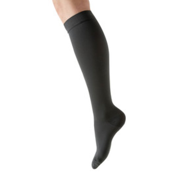 Dualsan Therapeutic Rodilla-Altos En Microfibra Compresión Descendente KKL1 Punta Cerrada Unisex Talla 1