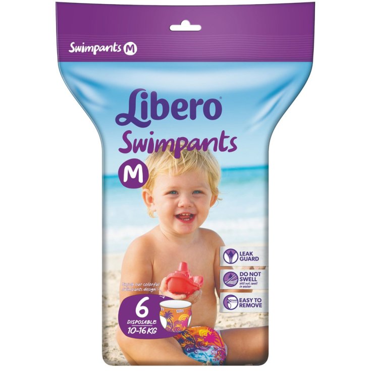 Libero Swimpants Pañales Bb M 6 Piezas