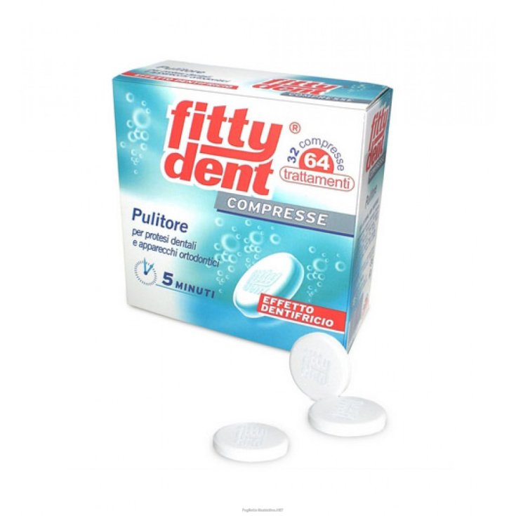 Fittydent Tabletas Para Aparatos De Protesis Dental Y Ortodoncia 32 Tabletas