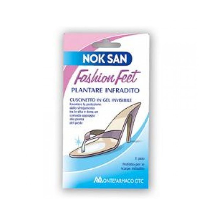 Nok San Fashion Feet Almohadillas para pies Chanclas 1 par