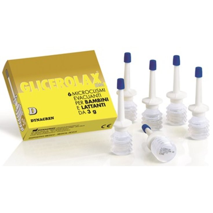 Dynacren Glicerolax Niños Micro enemas 6x3g