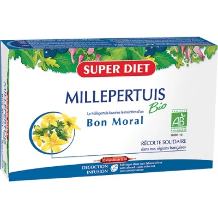 Superdiet Hypericum Bio Complemento Alimenticio 20 Ampollas 300ml