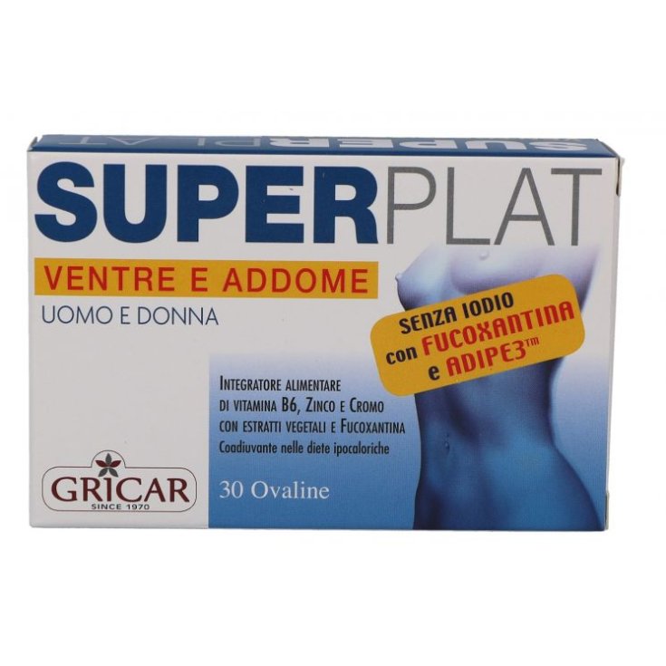 Gricar Químico Superplat Vientre Y Abdomen 30 Ovalina 21g