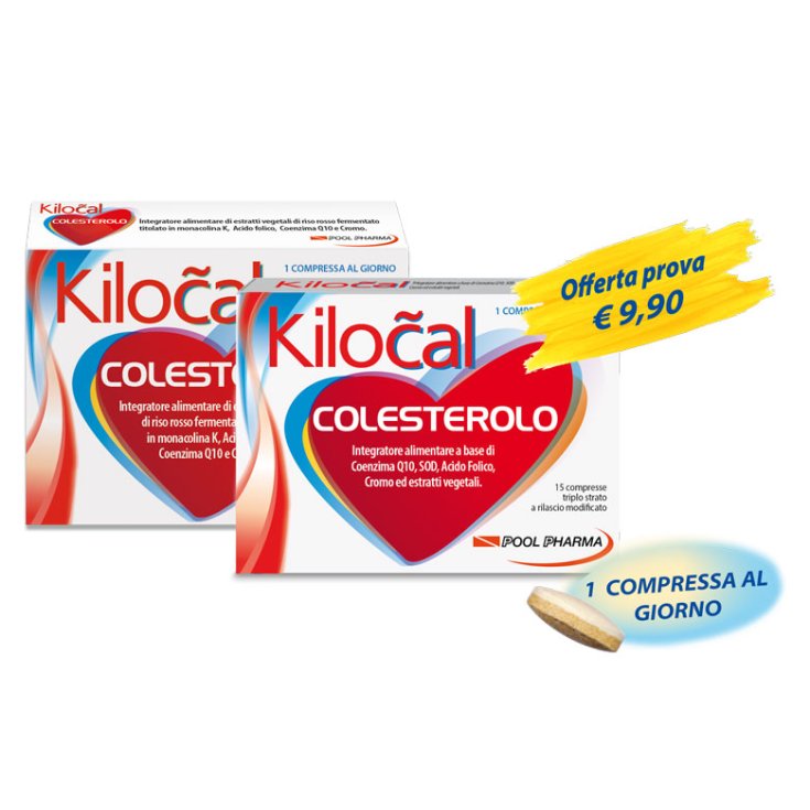 PoolPharma Kilocal Colesterol Complemento Alimenticio 15 Comprimidos