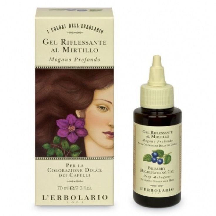 I Colori Dell'Erbolario Blueberry Reflection Gel (Deep Mahogany) para una coloración dulce del cabello 70ml