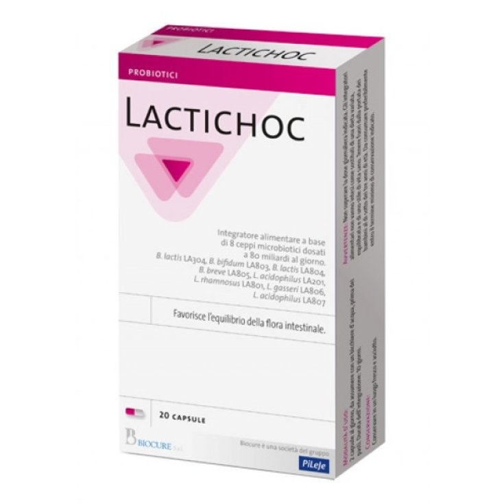 Biocure Lactichoc Complemento Alimenticio 20 Cápsulas