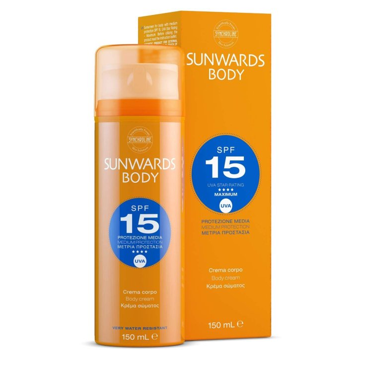 Synchroline Sunwards Crema Corporal Protección Media Spf15 150ml