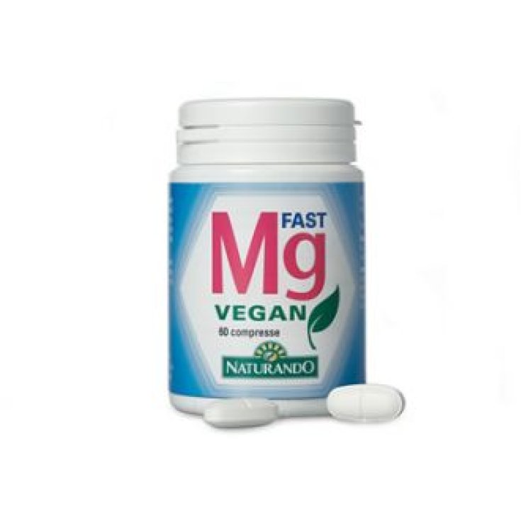 Naturando Mg Fast Complemento Alimenticio Vegano Sin Gluten 60 Comprimidos