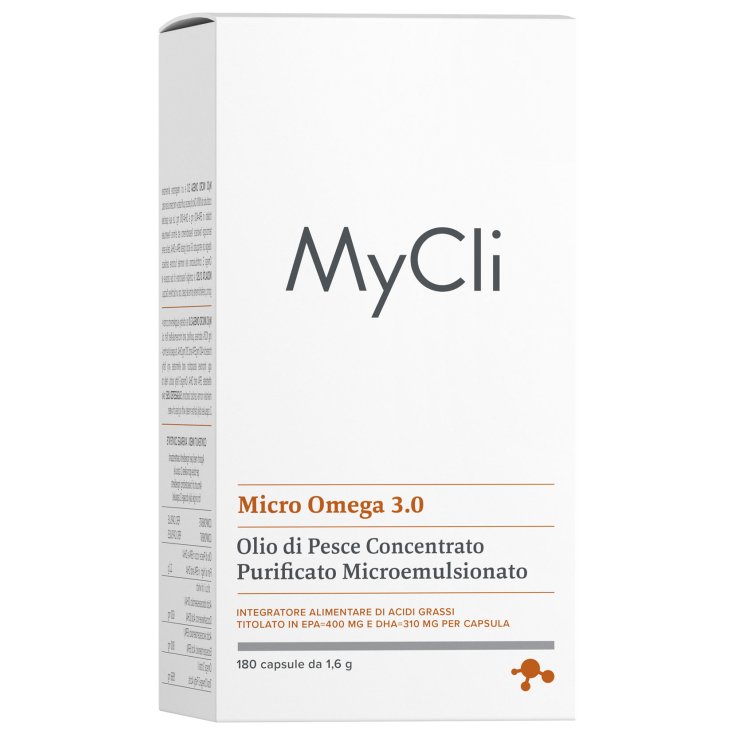 Mycli Omega 3,0 Complemento Alimenticio 180 Cápsulas