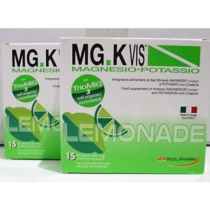 Pool Pharma Mgk Vis Limonada Complemento Alimenticio 15 + 15 Sobres