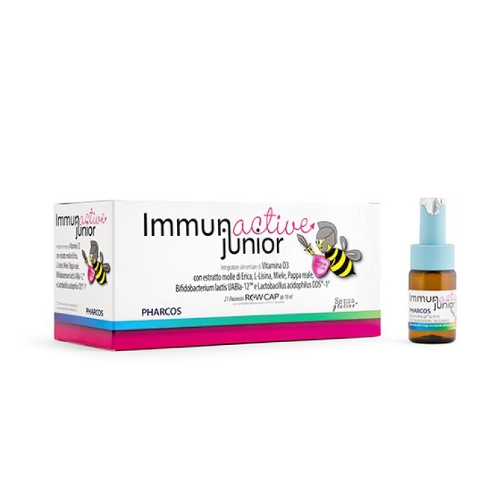 Pharcos Immunactive Junior Complemento Alimenticio 21 Viales 10ml