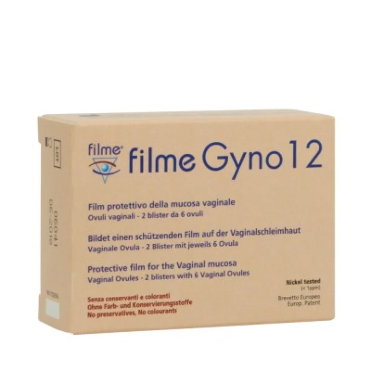 Filme Gyno 12 Protección Mucosa Vaginal 12 Óvulos