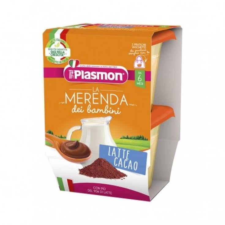 Plasmon Snack Infantil Leche Y Cacao 2x120g