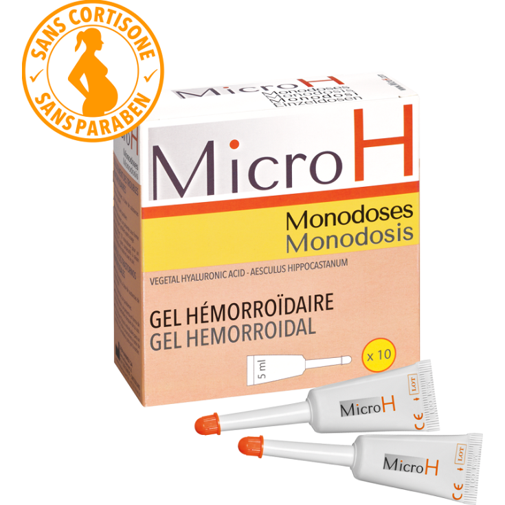 Micro H Gel Monodosis Hemorroides 10 Packs Monodosis