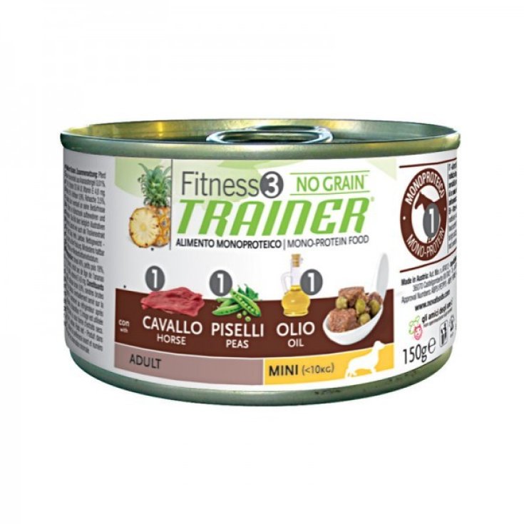 Trainer Fitness 3 Adult Mini Alimento Húmedo Con Guisantes Y Aceite 150g