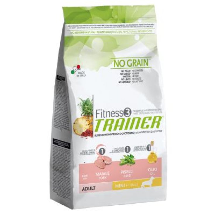 Trainer Fitness 3 Adult Mini Pork Peas Oil Alimento Seco Para Perros Sin Gluten 150g