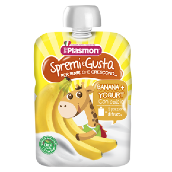 Exprimidor Plasmon Y Disfruta De Plátano Y Yogurt 85g