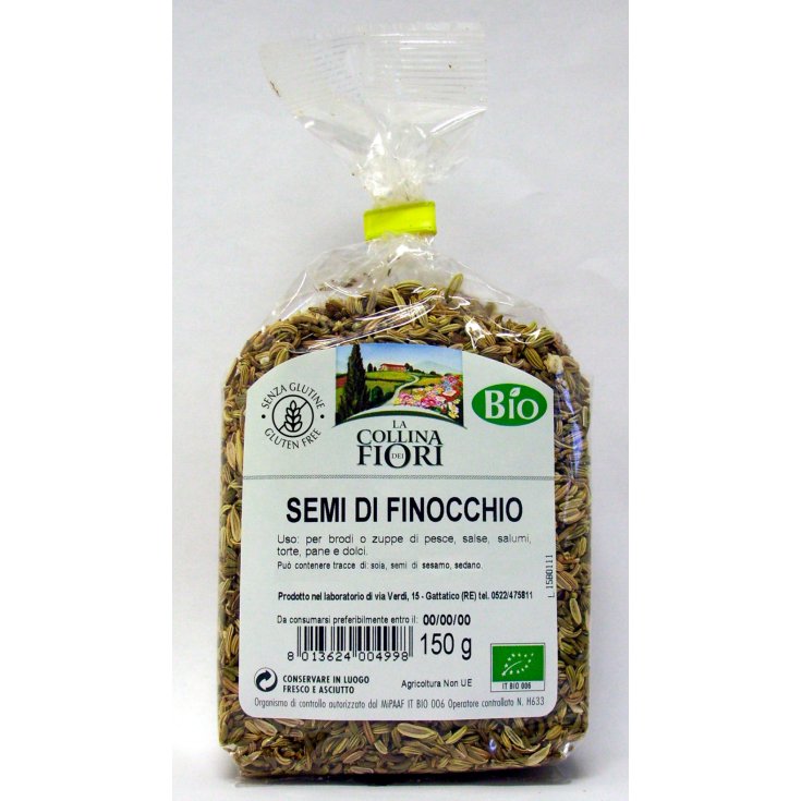 La Collina Dei Fiori Semillas de Hinojo Bio Sin Gluten 150g