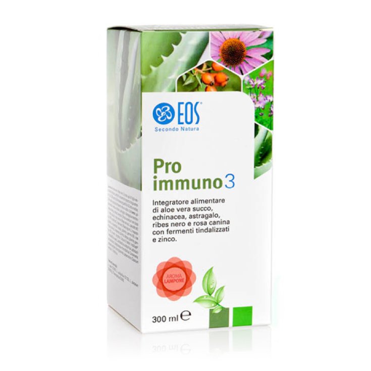 EOS Pro Immuno 3 Complemento Alimenticio De Frambuesa 300ml