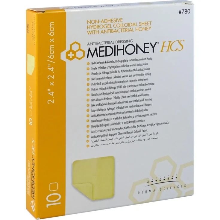 Medihoney Hcs 6x6cm 10 Piezas