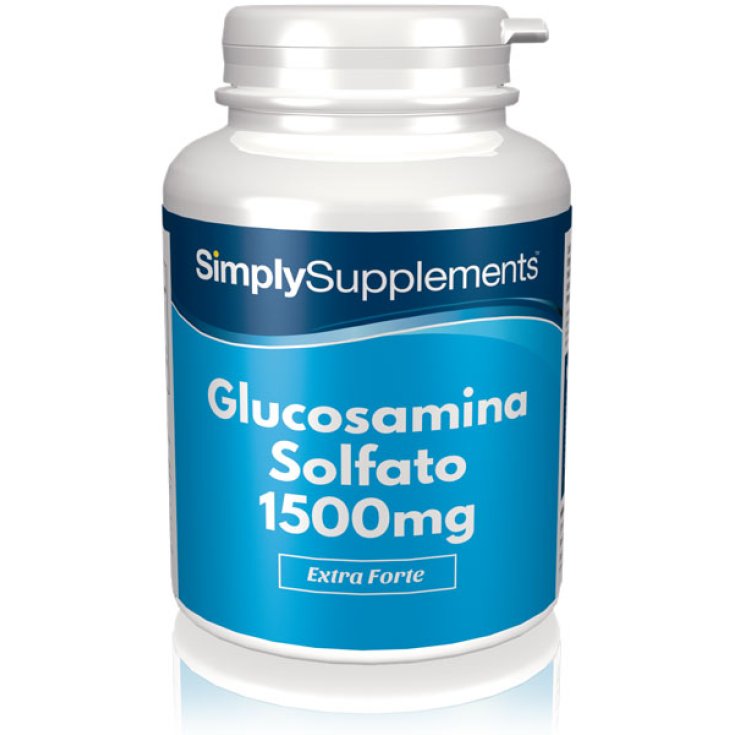 Simply Supplements Suplemento alimenticio de sulfato de glucosamina 30 tabletas
