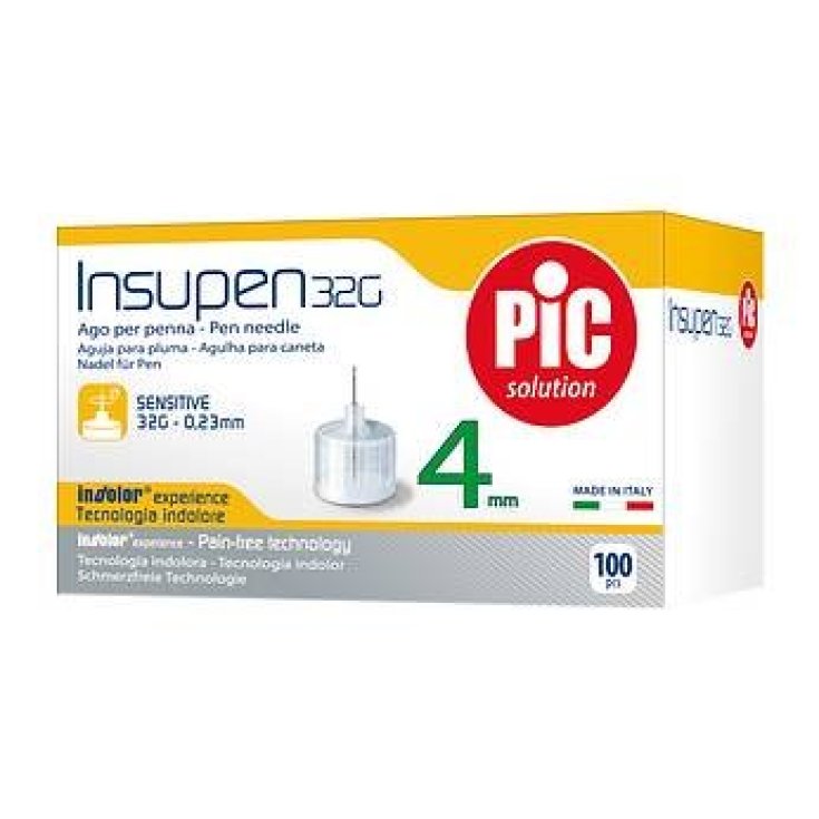 Pic Insupen G31 Aguja De Insulina 6mm 100 Piezas