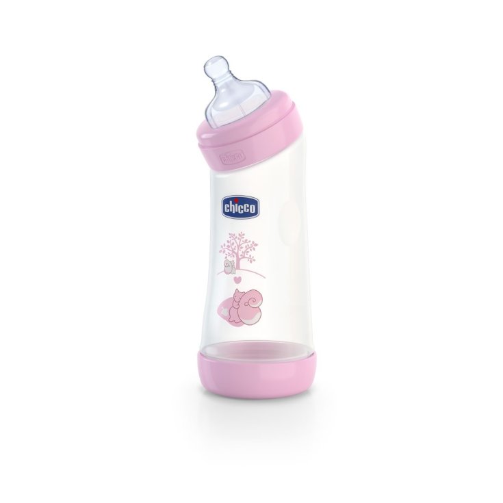 Chicco Biberon Benessere Angolat Polipropileno Y Silicona Grl 250ml + 0Mesi