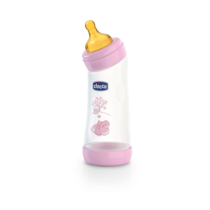 Chicco Biberon Benessere Angulo Polipropileno Y Goma Niña 250ml + 0Mesi