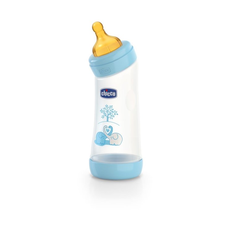 Chicco Biberon Benessere Angulo Polipropileno Y Caucho Niño 250ml + 0Mesi