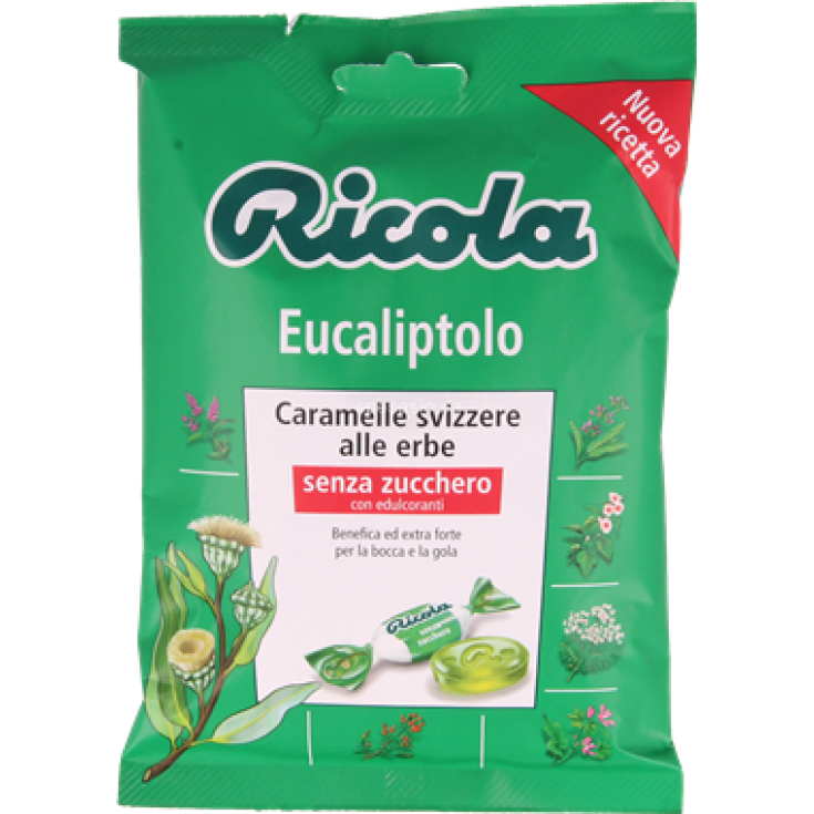 Ricola Caramelos De Eucalipto Hierbas Sin Azúcar 70g