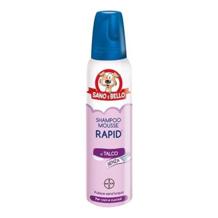 Bayer Sano E Bello Champú Mousse Rapid con Olor a Talco 300ml