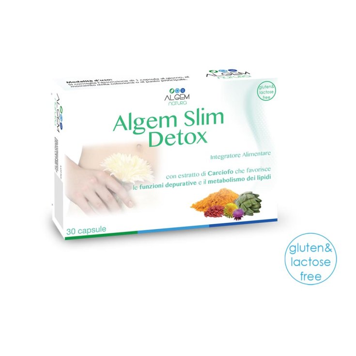 Algem Natura Algem Slim Detox Complemento Alimenticio 30 Cápsulas