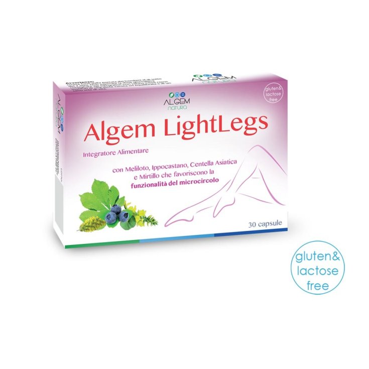 Algem Natura Algem Lightlegs Complemento Alimenticio 30 Cápsulas