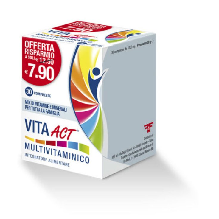 Vita Act Complemento Alimenticio Multivitamínico 30 Comprimidos
