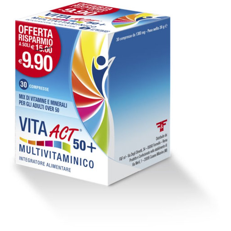 Act Vita Line Act 50+ Multivitamínico 30 Comprimidos