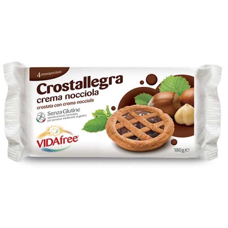 Vidafree Crostallegra Crema De Avellanas Sin Gluten 180g