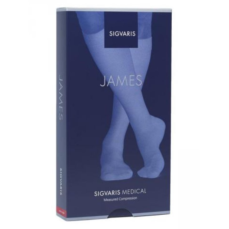 Sigvaris James Cl.C 2 Medias Hombre Punta Cerrada Talla XS Color Carbón