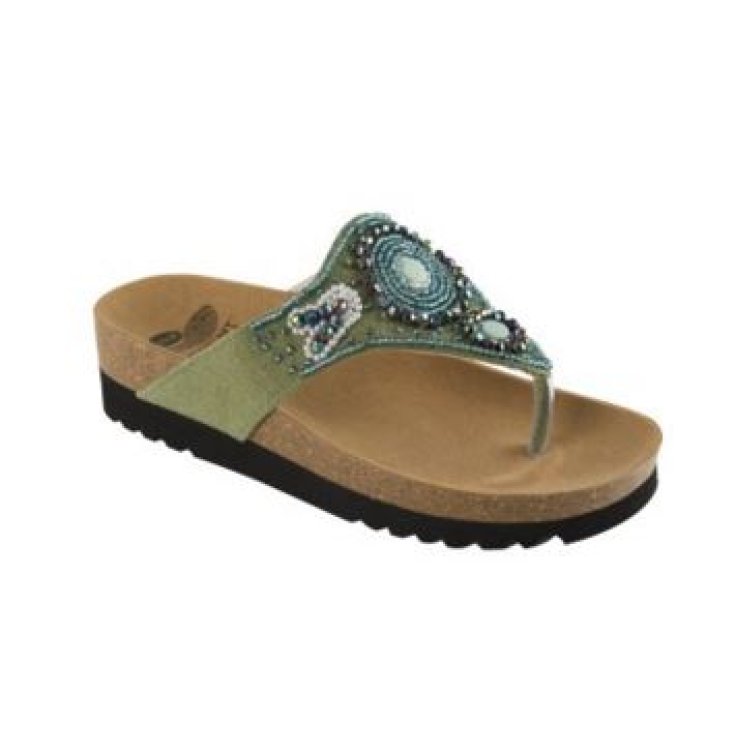 Dr. Scholl's Taila Lona + Abalorios Color Verde Talla 38