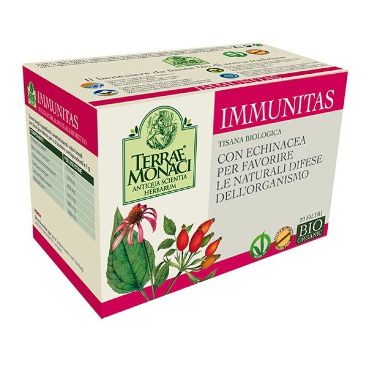 Valverbe Terrae Monaci Immunitas Té de Hierbas Ecológico 20 Filtros