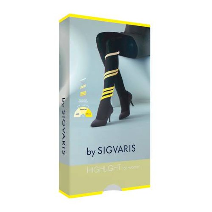 Sigvaris High Light para Mujer Punta Cerrada Color Negro Talla L Normal