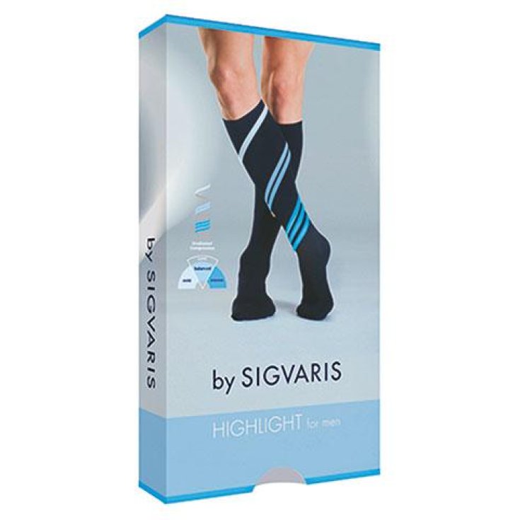 Sigvaris Highlight Hombre Medias Talla M Color Marino