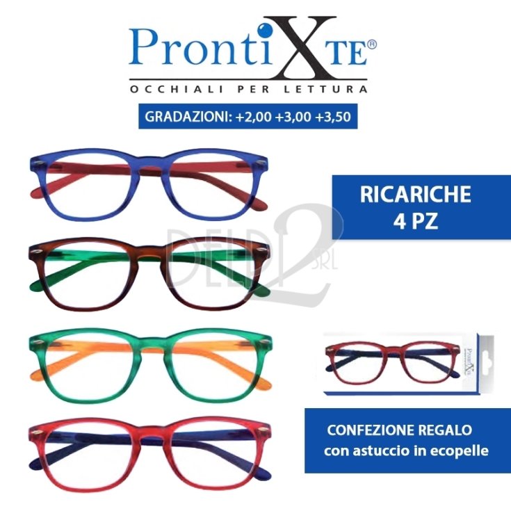 Prontixte Recambios Gafas Twins +1.5 4 Piezas