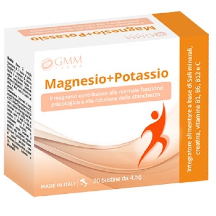 GMM Complemento Alimenticio De Magnesio Y Potasio 20 Sobres