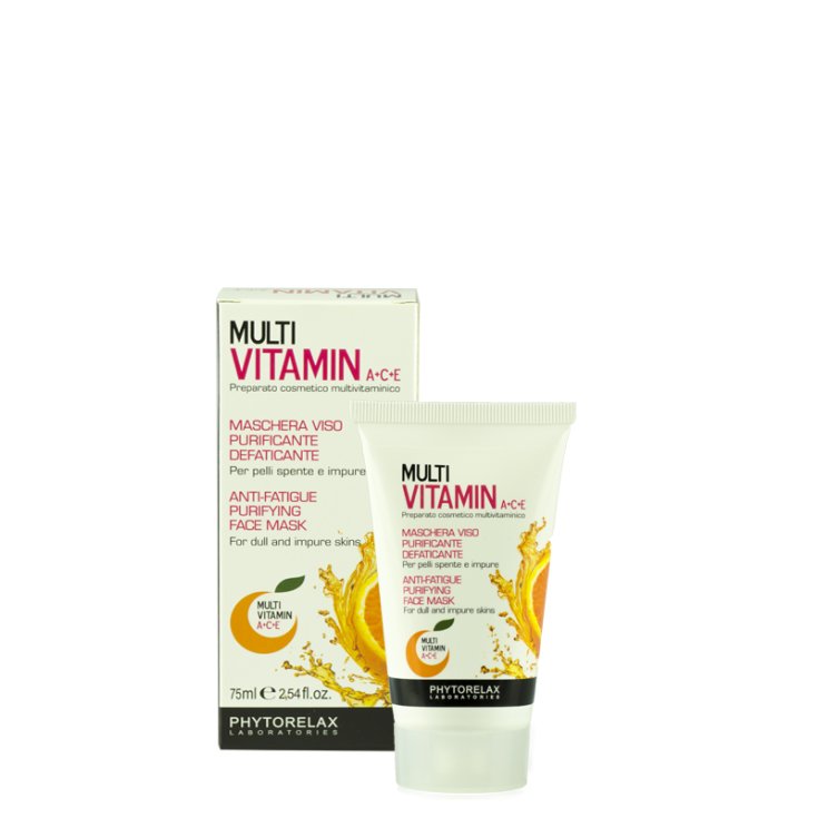 Phytorelax Multi Vitamin A + C + E Mascarilla Facial Purificante Antifatiga 75ml